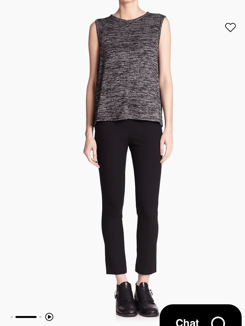 NWOT rag & bone Black Cropped Sleek Ankle Pants